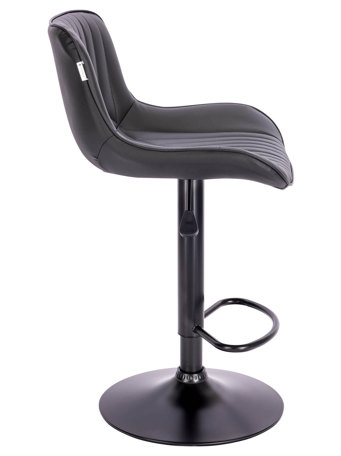 Стул барный Everprof Grace Black экокожа